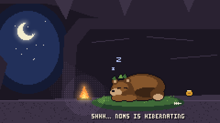 Nomns hibernating